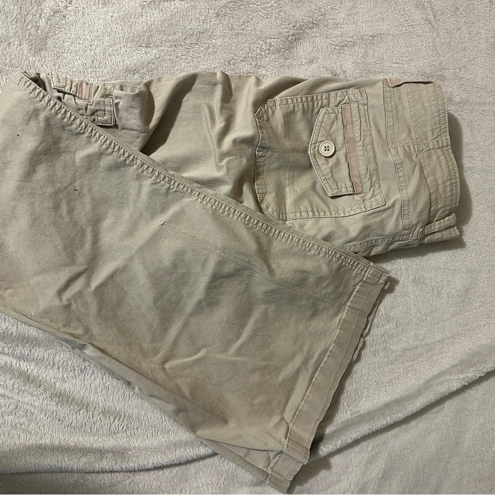 Flare cargo pants